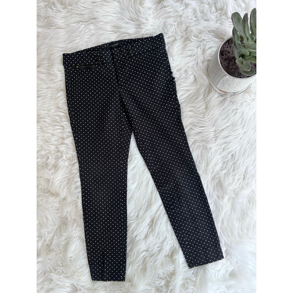 Banana Republic Women’s Black Polka Dot Skinny Pants